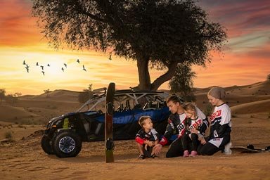 Luxury buggy ride in Dubai desert